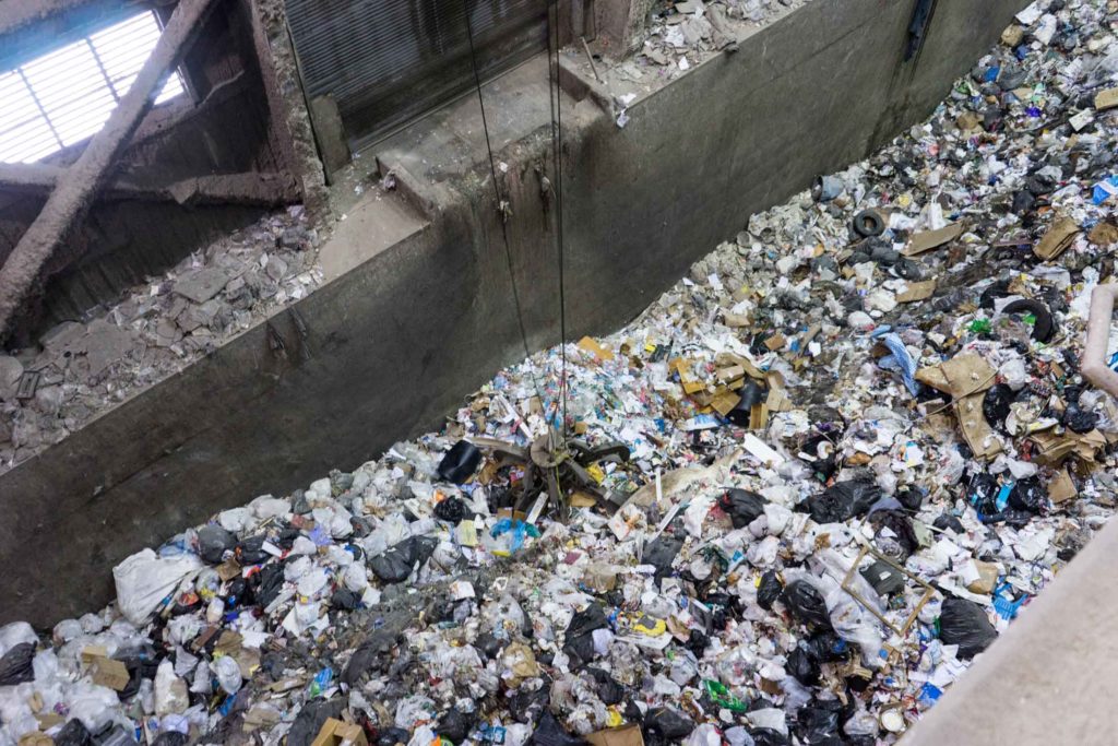 waste pit at maine waste to energy