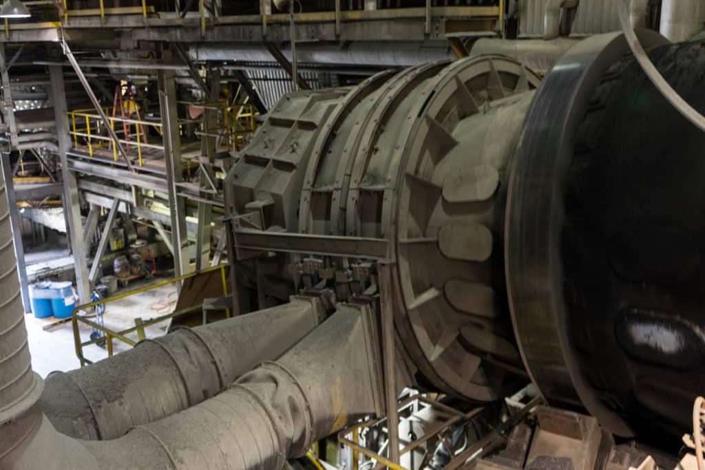 a portion of the incinerator at maine waste to energy